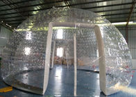 Tenda gonfiabile trasparente popolare della bolla del PVC con due porte e sfiati