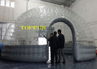 strati della chiara della cupola del PVC di 0.8mm doppi della bolla saldatura a caldo gonfiabile trasparente della tenda