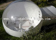 Tenda gonfiabile trasparente della bolla dei semi con il tunnel bianco due per l'hotel