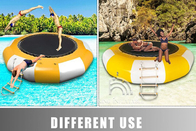 Trampolini di galleggiamento di Toy Bouncers Recreation Rental Jump dell'acqua gonfiabile del trampolino dell'acqua