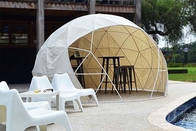 Tenda geodetica di Glamping Eco dell'hotel della cupola del deserto impermeabile trasparente all'aperto della Camera