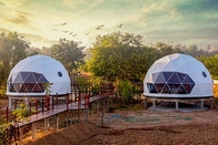 Tenda geodetica di Glamping Eco dell'hotel della cupola del deserto impermeabile trasparente all'aperto della Camera