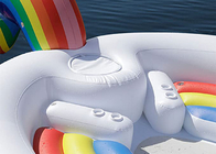 Persona adulta Unicorn Pool Float gonfiabile del giocattolo 6 dell'acqua del galleggiante gonfiabile dell'isola