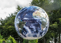 Pianeti d'attaccatura giganti della palla LED della mappa della terra del globo di parola di Inflatables di pubblicità