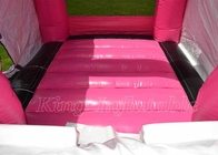 Camera gonfiabile di rimbalzo del gioco dei bambini dei buttafuori di principessa Pink Bouncy Castle combinata con lo scorrevole