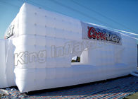 Impermeabilizzi la tenda gonfiabile bianca cucita di evento del PVC velocemente gonfiata per attività