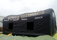 Stampa gonfiabile locativa di campeggio della tenda HD Digital del PVC con il nylon rivestito nero del PVC