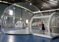 tenda gonfiabile trasparente della bolla dell'aria pura della tenda del PVC di 0.65mm con a un solo strato
