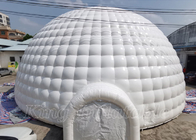 Tenda gonfiabile degli iglù EN71 del PVC di affitto di evento di Exgibition di esplosione commerciale bianca gonfiabile dell'aria