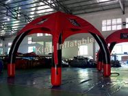 Tenda gonfiabile del ragno sigillata aria all'aperto rossa di pubblicità con il PVC Tarpauline di 0.65mm