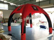 Tenda gonfiabile del ragno sigillata aria all'aperto rossa di pubblicità con il PVC Tarpauline di 0.65mm