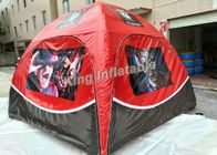 Iglù gonfiabile rosso per la mostra, tenda foranea gonfiabile della tenda di evento del PVC Tarpauline