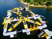 Parco acquatico galleggiante su misura Parco di divertimenti acquatici attrezzature gonfiabili
