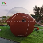 Tenda a bolla gonfiabile commerciale di due stanze in PVC trasparente Eco Dome Camping