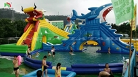 Parco tematico a nuoto gonfiabile Parco di divertimenti acquatici Parco acquatico di divertimento