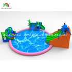 Parco di divertimenti Parco acquatico gonfiabile Gioco grande Play Slide Bambini Playhouse Attrezzature per parco giochi all'aperto
