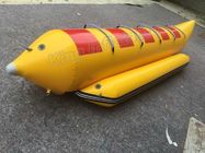 Barca di banana gonfiabile di galleggiamento della persona dei pescherecci 5 dei giocattoli per la parodia del getto