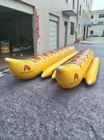 Barca di banana gonfiabile di galleggiamento della persona dei pescherecci 5 dei giocattoli per la parodia del getto