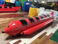 Barche gonfiabili della pesca con la mosca di colore rosso con le barche gonfiabili del pontone di pesca del PVC di 0.9mm