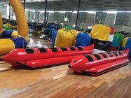 Barche gonfiabili della pesca con la mosca di colore rosso con le barche gonfiabili del pontone di pesca del PVC di 0.9mm
