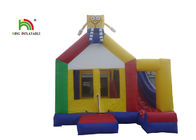 castello di salto combinato del partito gonfiabile di giallo 20ft SpongeBob del PVC di 0.55mm per i bambini