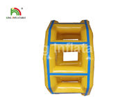 Il rullo gonfiabile dell'acqua del diametro di giallo ermetico 3m del PVC/ha personalizzato il giocattolo per il parco dell'acqua