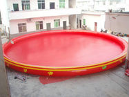 Piscina gonfiabile rotonda rossa del PVC/stagni di acqua portatili per gli adulti ed i bambini