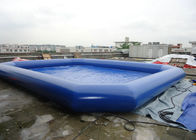 Grandi piscine gonfiabili portatili mobili con colore su misura, materiale molle del PVC