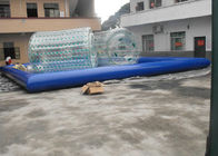 Piscine gonfiabili commerciali con la tela cerata del PVC delle palle 0.9mm del rullo dell'acqua e dell'acqua