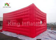Tenda gonfiabile di evento del quadrato rosso di doppio strato con il PVC Eco materiale amichevole