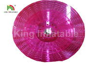 giocattolo gonfiabile dell'acqua del PVC del rullo di Zorb dell'acqua di rosa degli adulti del diametro di 2.4m per divertimento