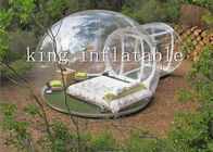 Pallone gonfiabile della tenda della bolla del prato inglese trasparente commerciale del PVC un diametro da 4 m.
