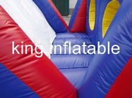 Corsa ad ostacoli gonfiabile all'aperto del parco di divertimenti dei bambini giganti gonfiabili del PVC