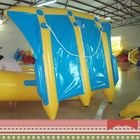 PVC di Durabla barca di banana della pesca con la mosca del doppio di forma di colori vivi Platone dalla varia