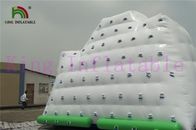 iceberg gigante bianco/di verde della tela cerata del PVC di 0.9mm del giocattolo gonfiabile acqua per il parco dell'acqua
