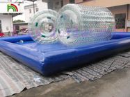 Giocattolo gonfiabile trasparente di rotolamento del PVC dell'acqua per il mare/lago/piscine