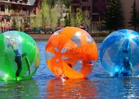 Strisce multicolori trasparenti della palla gonfiabile dell'acqua del PVC del bene durevole 1.0mm grandi