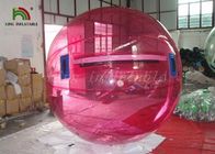 Chiusura lampo gonfiabile della palla YKK dell'acqua rossa del PVC/TPU 2m di buona qualità dal Giappone