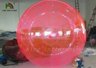 Chiusura lampo gonfiabile della palla YKK dell'acqua rossa del PVC/TPU 2m di buona qualità dal Giappone