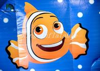Acquascivolo gonfiabile di Clownfish con la piscina dalla tela cerata durevole del PVC