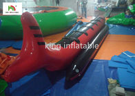 Barche di banana gonfiabili dello squalo rosso con la maniglia 6 per l'annuncio pubblicitario adulto