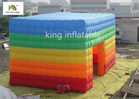 Tenda gonfiabile 4m Oxford variopinta di evento dell'arcobaleno EN14960 per l'annuncio pubblicitario
