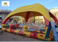 Stagni di acqua gonfiabili di estate di sport all'aperto nella forma di rettangolo con la tenda