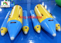 Barche gonfiabili della pesca con la mosca dei giochi dell'acqua di 2 persone, barca di banana gonfiabile del PVC