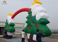 L'albero di Natale gonfiabile di esplosione dei prodotti 11*5 m. di pubblicità EN14960 incurva Santa