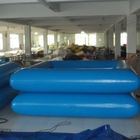 Doppia altezza della metropolitana 1.3m/piscina gonfiabile della tela cerata del PVC delle piscine/0.9mm