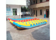 le barche della pesca con la mosca della tela cerata del PVC di 0.9mm/barca di banana gonfiabili per 6 persone innaffiano i giochi