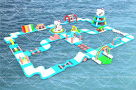 Parco di galleggiamento dei giochi dell'acqua di Cat Theme Bespoke Design Inflatable