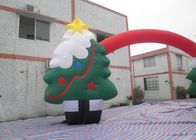 Fiocco di neve gonfiabile di evento di arché della decorazione dell'albero di Natale del partito