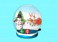 modello gonfiabile trasparente For Christmas della palla di neve del PVC di 0.55mm
